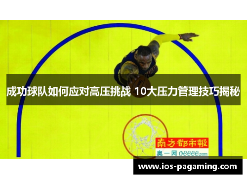 成功球队如何应对高压挑战 10大压力管理技巧揭秘